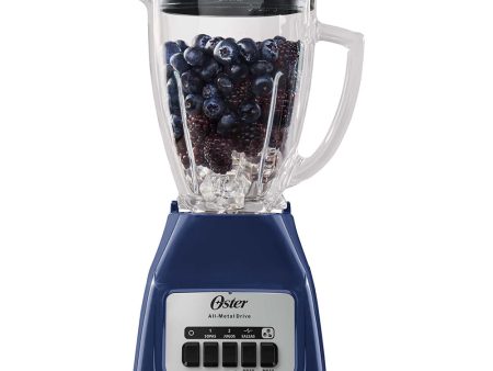 Licuadora Oster 2 Vel. 550 W Vaso De Vidrio Color Azul Sale