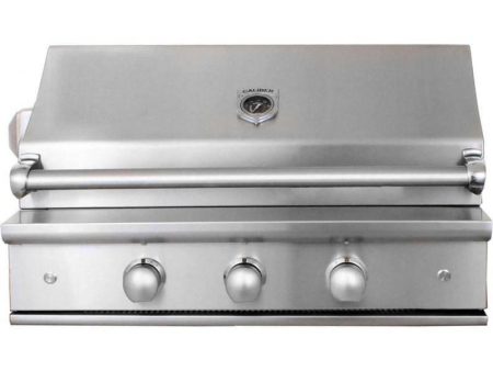 NIB Caliber CrossFlame Silver 35 in halogen built-in natural gas grill CGA352GRN Online Sale