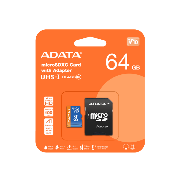 Micro SD Adata Class 10 64GB Online