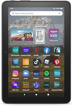 Tablet Amazon Fire HD 8  Año 2022 64GB Color Negro For Cheap