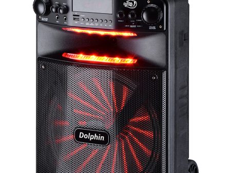 Corneta Dolphin 12  2500 Watts Luces Led Bluetooth Online Sale