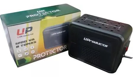 Protector De Corriente U Products 1200Va 8 Tomas Online