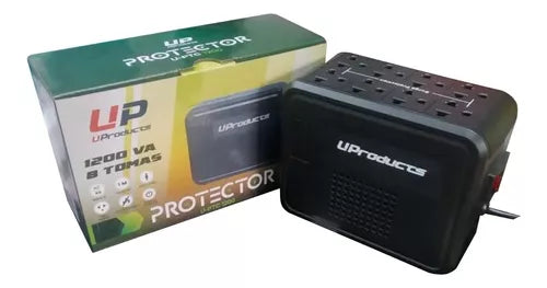 Protector De Corriente U Products 1200Va 8 Tomas Online