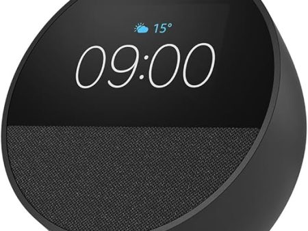 Altavoz Portatil Amazon Echo Spot 2024 , Smart Con Reloj Alarma Y Alexa Fashion