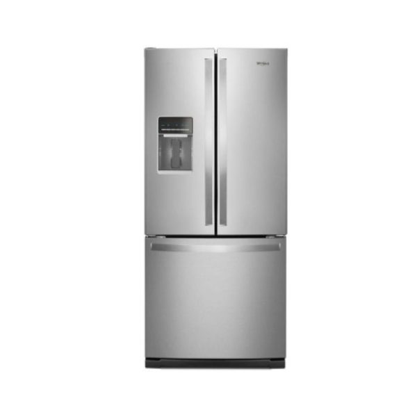 Refrigerador Whirlpool 20 Pies French Door Acero Fashion