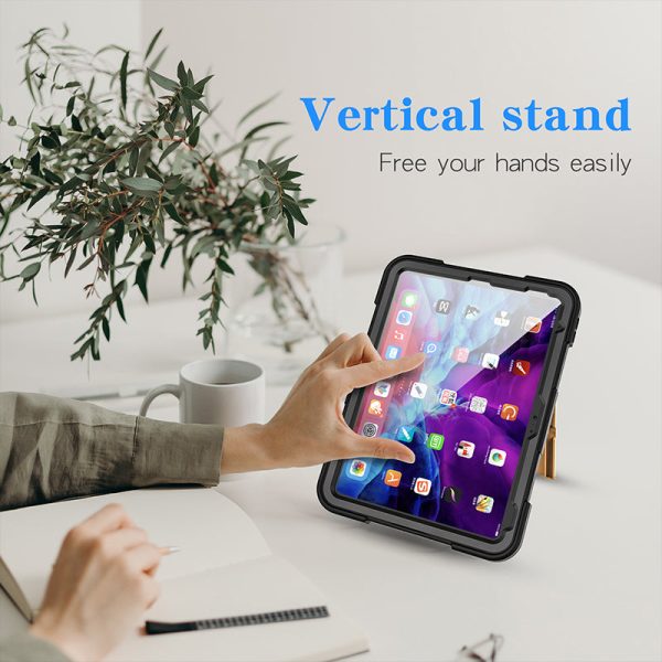 SP IP68 Waterproof Case for iPad 10.9 (2022) , Hand Strap Kickstand Full-Body Protective Cover with Screen Protector Cheap