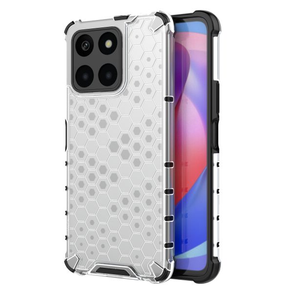 For Honor X6a 4G Case Honeycomb Texture TPU+PC Mobile Phone Cover Cheap