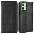 For Motorola Moto G54 5G Case Retro PU Leather Wallet Flip Stand Phone Cover Supply