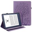 For Amazon Kindle Paperwhite 6 (2022) PU Leather Tablet Case Tree Deer Imprinted Stand Cover with Card Holder Online Hot Sale